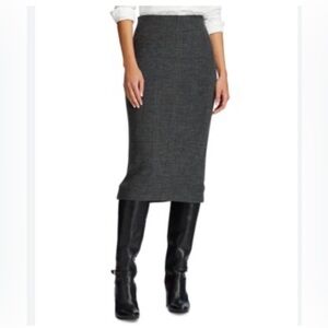 Lauren by Ralph Lauren Wool Pencil Skirt-436